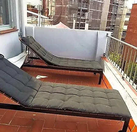 Bright Attic For 4 With 2 Terraces Lägenhet Barcelona